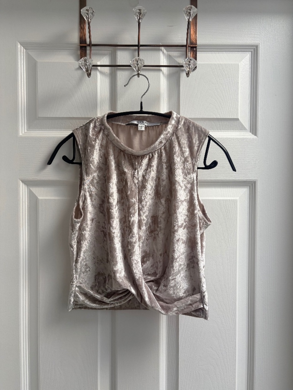 Guess Shimmer Crop Top